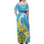 personalised-tuvalu-independence-day-family-matching-off-shoulder-maxi-dress-and-hawaiian-shirt-plumeria-45th-anniversary