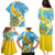 Personalised Tuvalu Independence Day Family Matching Puletasi Dress and Hawaiian Shirt Plumeria 45th Anniversary LT01 - Polynesian Pride