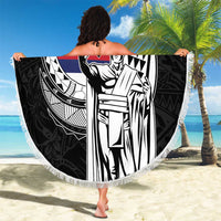 Hawaii King Kamehameha Beach Blanket Flag Polynesian Pattern LT01 - Polynesian Pride