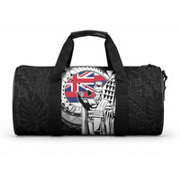 Hawaii King Kamehameha Duffle Bag Flag Polynesian Pattern LT01 One size Black - Polynesian Pride