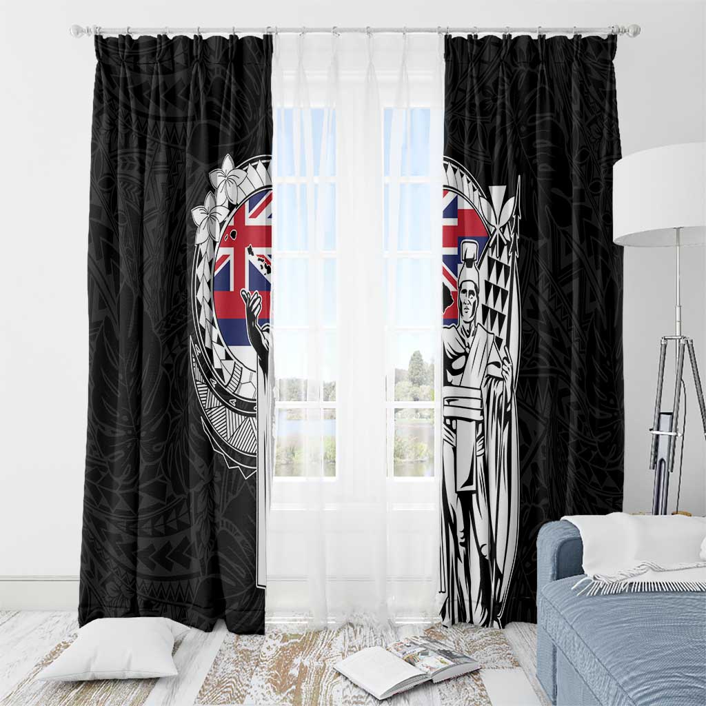 Hawaii King Kamehameha Window Curtain Flag Polynesian Pattern LT01 - Polynesian Pride