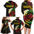 Vanuatu Independence Day Family Matching Long Sleeve Bodycon Dress and Hawaiian Shirt Yumi 44th Hapi Indipendens Dei