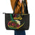 Vanuatu Independence Day Leather Tote Bag Yumi 44th Hapi Indipendens Dei