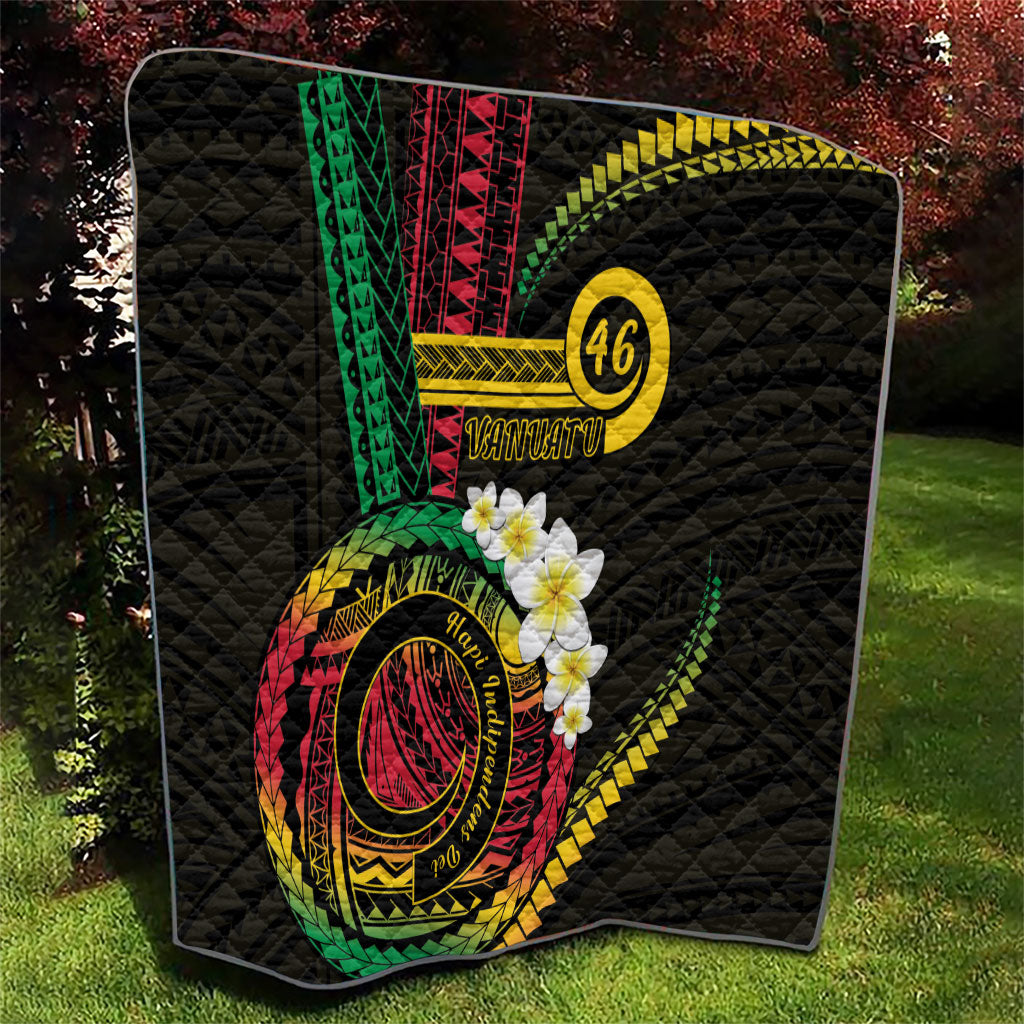 Vanuatu Independence Day Quilt Yumi 46th Hapi Indipendens Dei LT01 - Polynesian Pride