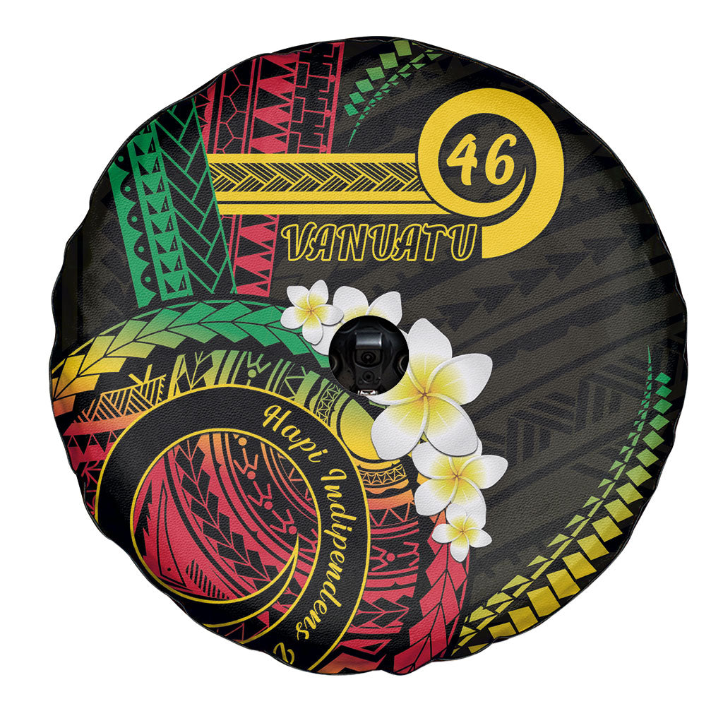 Vanuatu Independence Day Spare Tire Cover Yumi 46th Hapi Indipendens Dei LT01 - Polynesian Pride