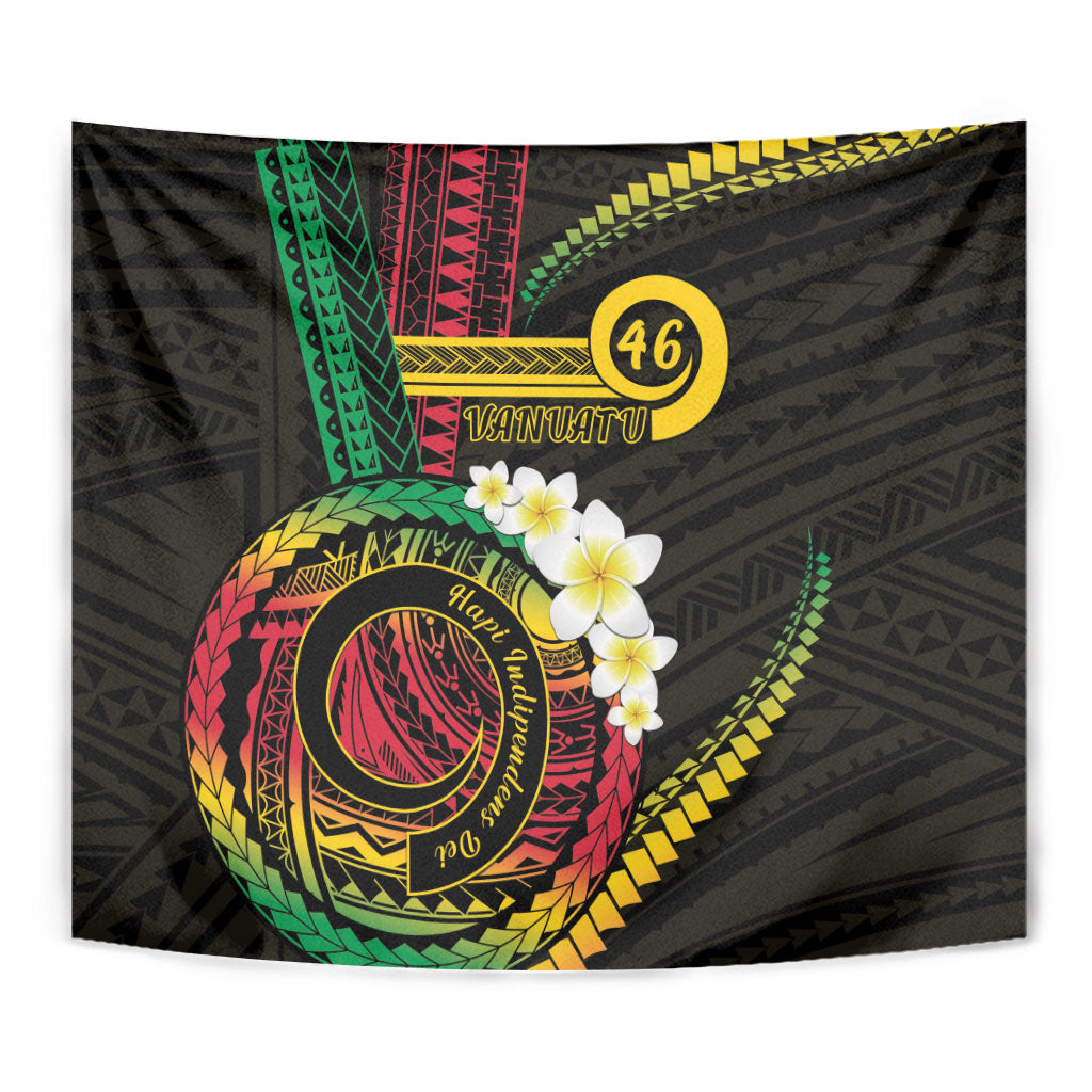 Vanuatu Independence Day Tapestry Yumi 46th Hapi Indipendens Dei LT01 - Polynesian Pride