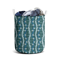 Pikake Maile Tiare Lei Laundry Basket Polu Lauhala Pattern LT01 - Polynesian Pride