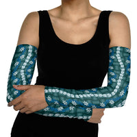 Pikake Maile Tiare Lei Arm Sleeves Polu Lauhala Pattern LT01 - Polynesian Pride