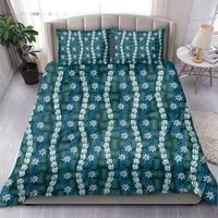 Pikake Maile Tiare Lei Bedding Set Polu Lauhala Pattern LT01 - Polynesian Pride
