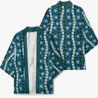Pikake Maile Tiare Lei Kimono Polu Lauhala Pattern LT01 - Polynesian Pride