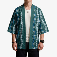 Pikake Maile Tiare Lei Kimono Polu Lauhala Pattern LT01 - Polynesian Pride