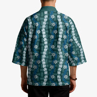 Pikake Maile Tiare Lei Kimono Polu Lauhala Pattern LT01 - Polynesian Pride