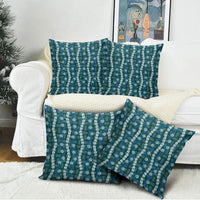 Pikake Maile Tiare Lei Pillow Cover Polu Lauhala Pattern LT01 - Polynesian Pride