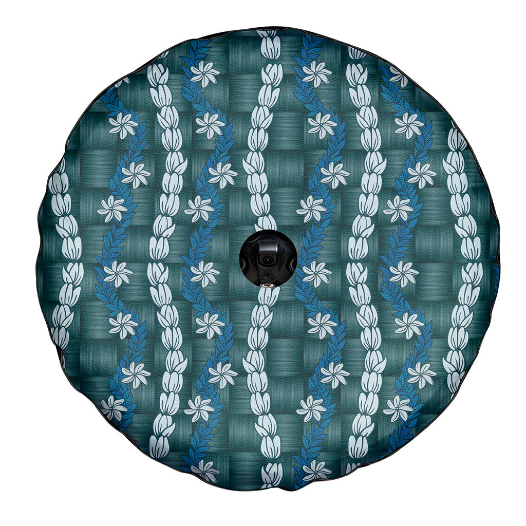 Pikake Maile Tiare Lei Spare Tire Cover Polu Lauhala Pattern LT01 - Polynesian Pride
