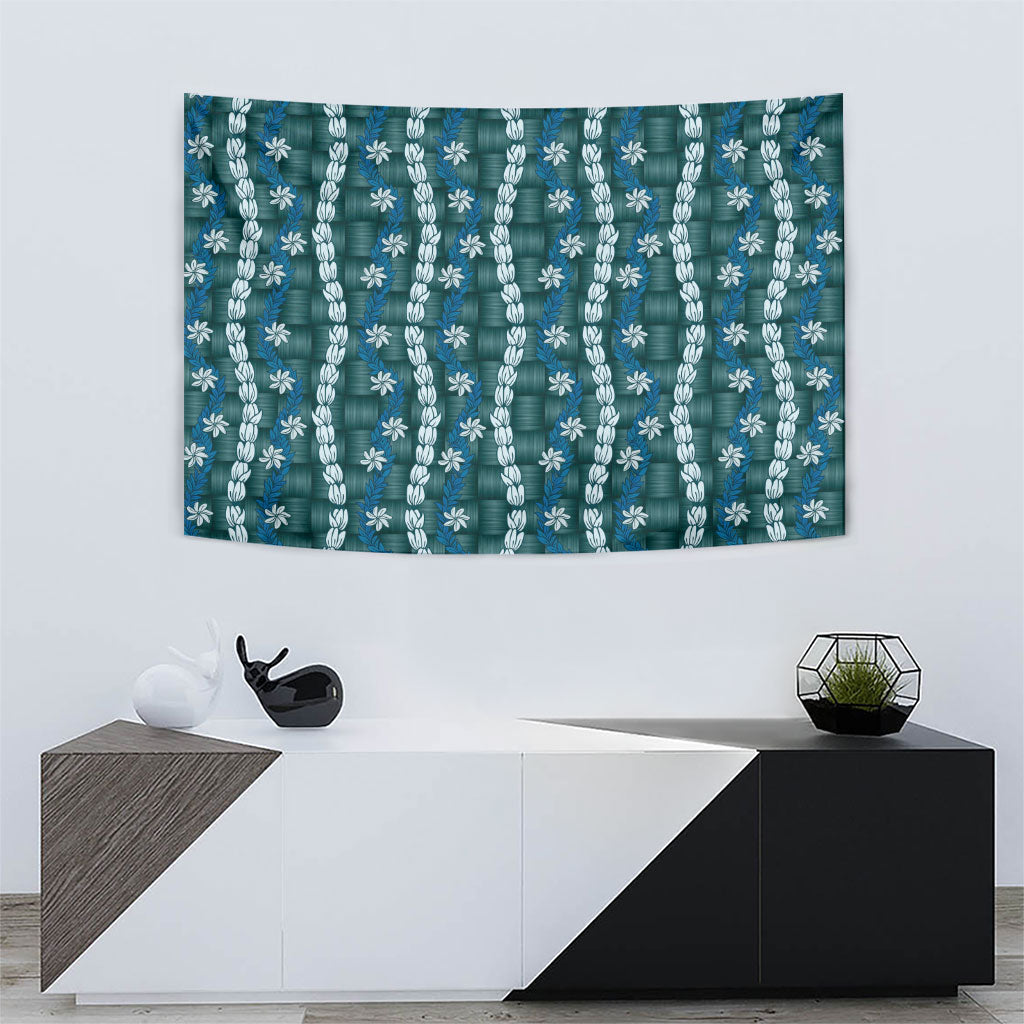 Pikake Maile Tiare Lei Tapestry Polu Lauhala Pattern LT01 - Polynesian Pride