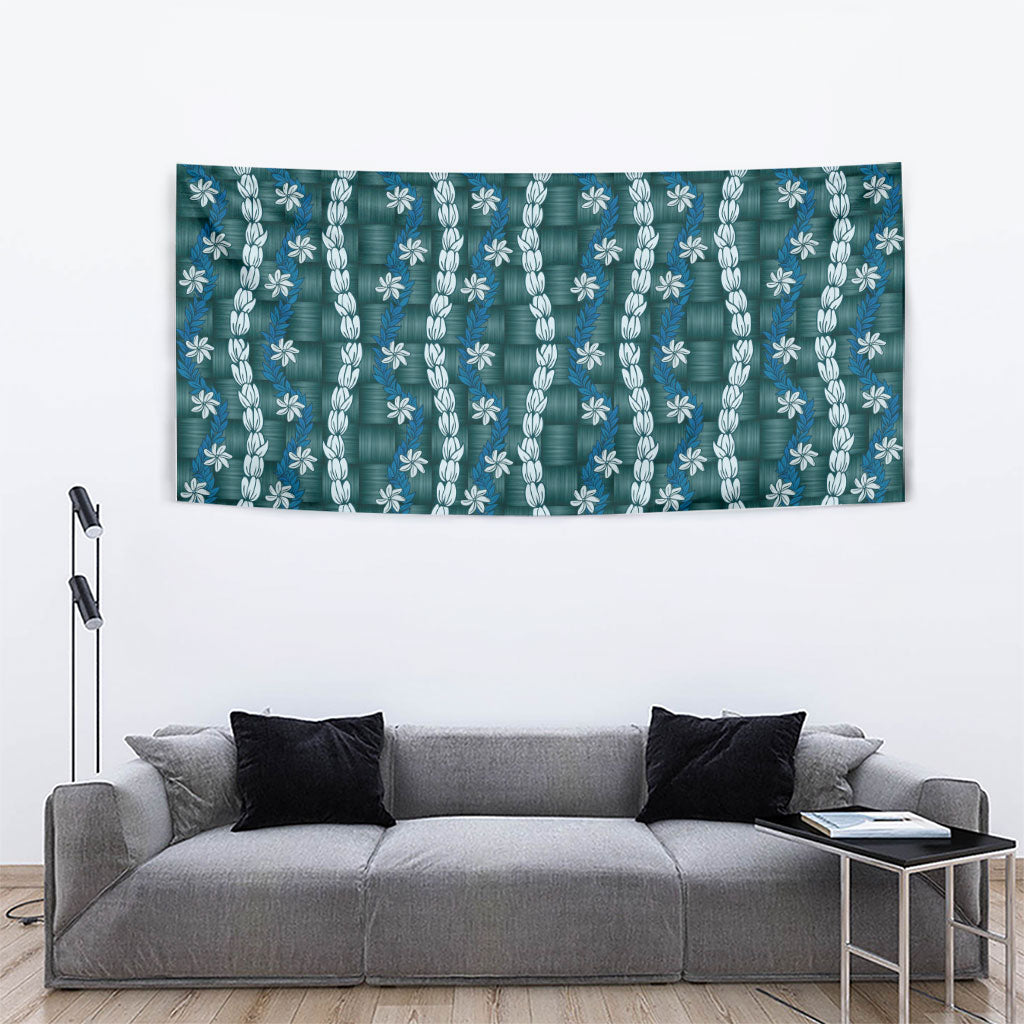 Pikake Maile Tiare Lei Tapestry Polu Lauhala Pattern LT01 - Polynesian Pride