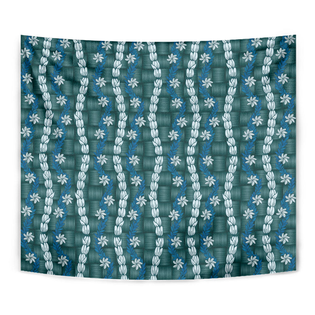 Pikake Maile Tiare Lei Tapestry Polu Lauhala Pattern LT01 - Polynesian Pride