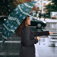 Pikake Maile Tiare Lei Umbrella Polu Lauhala Pattern LT01 - Polynesian Pride