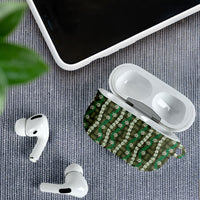 Pikake Maile Tiare Lei AirPods Case Omaomao Lauhala Pattern LT01 - Polynesian Pride