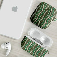 Pikake Maile Tiare Lei AirPods Case Omaomao Lauhala Pattern LT01 - Polynesian Pride