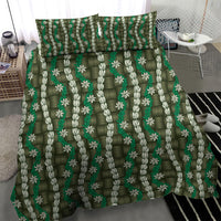 Pikake Maile Tiare Lei Bedding Set Omaomao Lauhala Pattern LT01 - Polynesian Pride