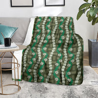 Pikake Maile Tiare Lei Blanket Omaomao Lauhala Pattern LT01 - Polynesian Pride