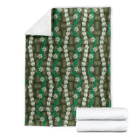 Pikake Maile Tiare Lei Blanket Omaomao Lauhala Pattern LT01 - Polynesian Pride