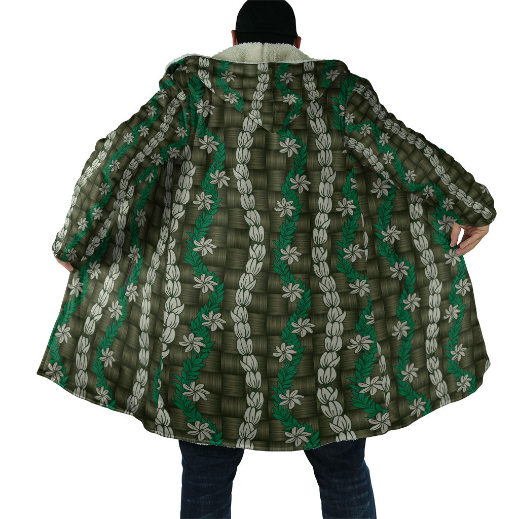 Pikake Maile Tiare Lei Cloak Omaomao Lauhala Pattern LT01 - Polynesian Pride