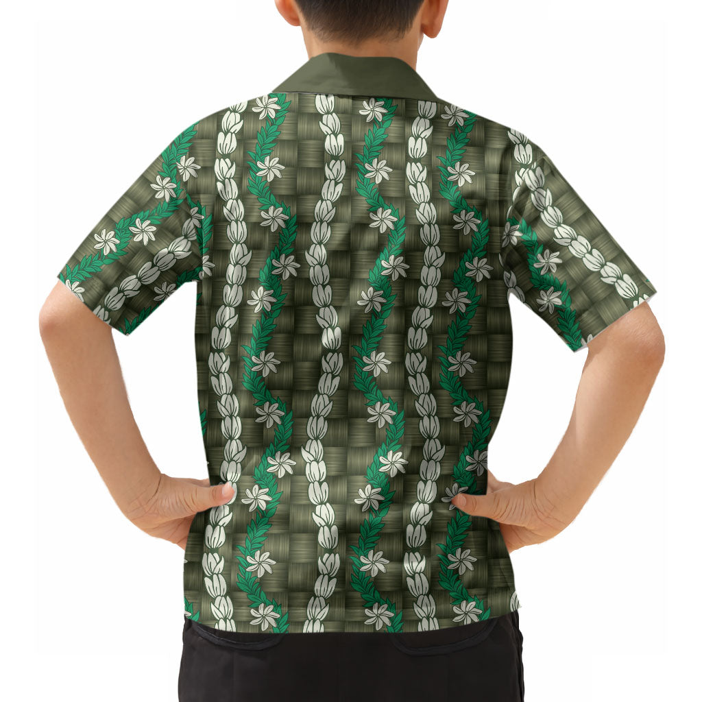 Pikake Maile Tiare Lei Hawaiian Shirt Omaomao Lauhala Pattern LT01 - Polynesian Pride