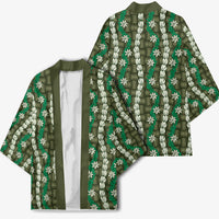 Pikake Maile Tiare Lei Kimono Omaomao Lauhala Pattern LT01 - Polynesian Pride