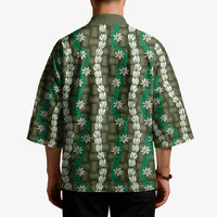 Pikake Maile Tiare Lei Kimono Omaomao Lauhala Pattern LT01 - Polynesian Pride