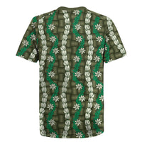 Pikake Maile Tiare Lei Rugby Jersey Omaomao Lauhala Pattern LT01 - Polynesian Pride