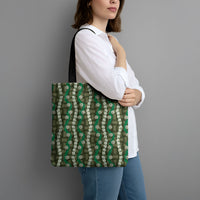 Pikake Maile Tiare Lei Tote Bag Omaomao Lauhala Pattern LT01 - Polynesian Pride