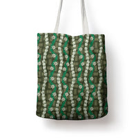 Pikake Maile Tiare Lei Tote Bag Omaomao Lauhala Pattern LT01 - Polynesian Pride