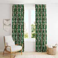 Pikake Maile Tiare Lei Window Curtain Omaomao Lauhala Pattern LT01 - Polynesian Pride