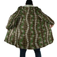 Pikake Maile Tiare Lei Cloak Natural Lauhala Pattern LT01 - Polynesian Pride