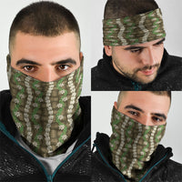 Pikake Maile Tiare Lei Neck Gaiter Natural Lauhala Pattern LT01 - Polynesian Pride
