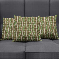 Pikake Maile Tiare Lei Pillow Cover Natural Lauhala Pattern LT01 - Polynesian Pride