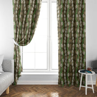 Pikake Maile Tiare Lei Window Curtain Natural Lauhala Pattern LT01 - Polynesian Pride