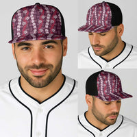 Pikake Maile Tiare Lei Baseball Net Cap Akala Lauhala Pattern LT01 - Polynesian Pride