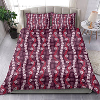 Pikake Maile Tiare Lei Bedding Set Akala Lauhala Pattern LT01 - Polynesian Pride