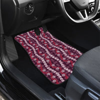Pikake Maile Tiare Lei Car Mats Akala Lauhala Pattern LT01 - Polynesian Pride