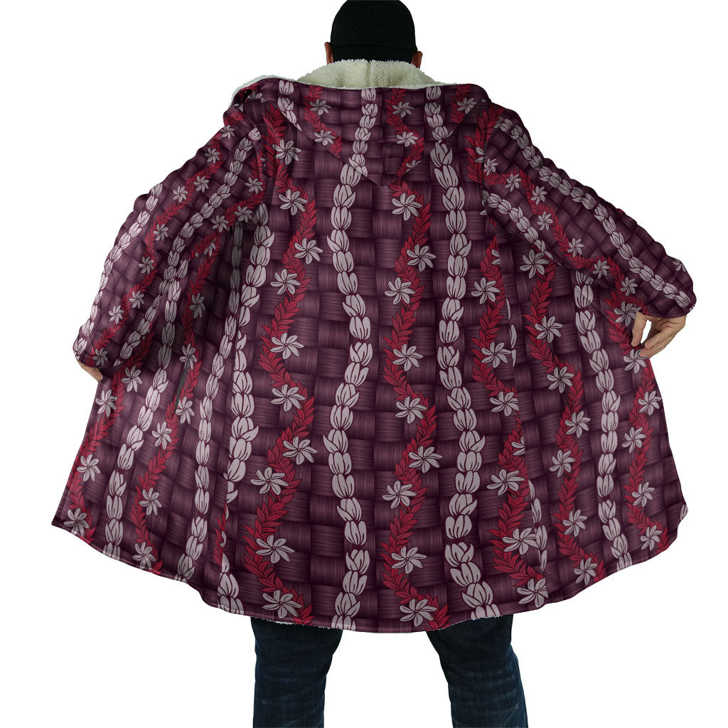 Pikake Maile Tiare Lei Cloak Akala Lauhala Pattern LT01 - Polynesian Pride