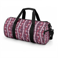 Pikake Maile Tiare Lei Duffle Bag Akala Lauhala Pattern LT01 - Polynesian Pride
