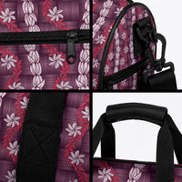 Pikake Maile Tiare Lei Duffle Bag Akala Lauhala Pattern LT01 - Polynesian Pride