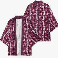 Pikake Maile Tiare Lei Kimono Akala Lauhala Pattern LT01 - Polynesian Pride