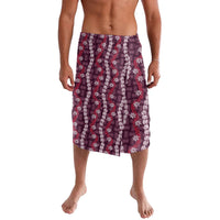 Pikake Maile Tiare Lei Lavalava Akala Lauhala Pattern LT01 Pink - Polynesian Pride