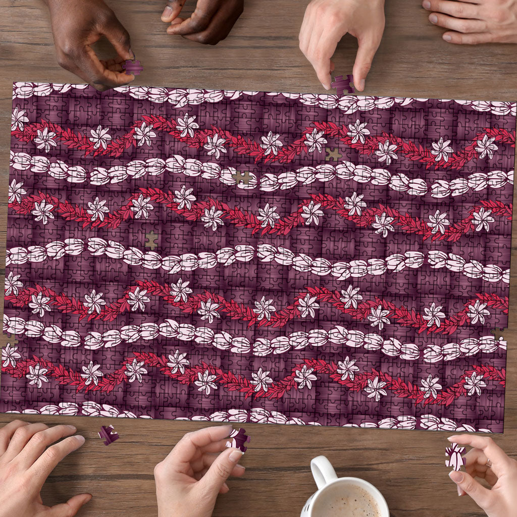 Pikake Maile Tiare Lei Puzzle Akala Lauhala Pattern LT01 - Polynesian Pride