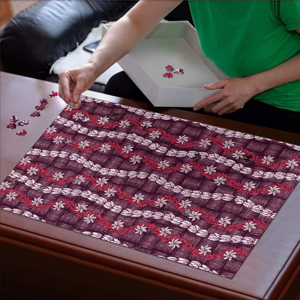 Pikake Maile Tiare Lei Puzzle Akala Lauhala Pattern LT01 - Polynesian Pride