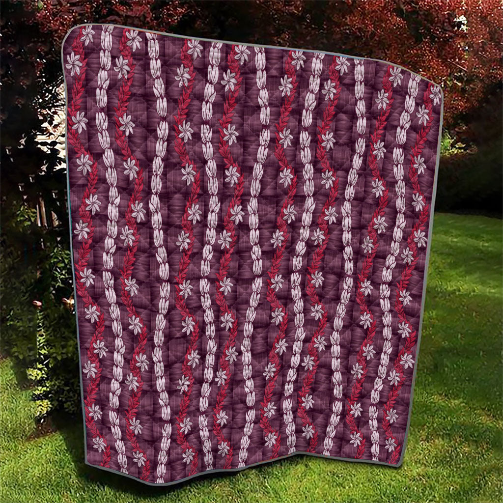 Pikake Maile Tiare Lei Quilt Akala Lauhala Pattern LT01 - Polynesian Pride